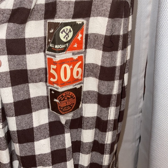 Parish Nation MENS 4XL Plaid Flannel Shirt - Picture 2 of 6